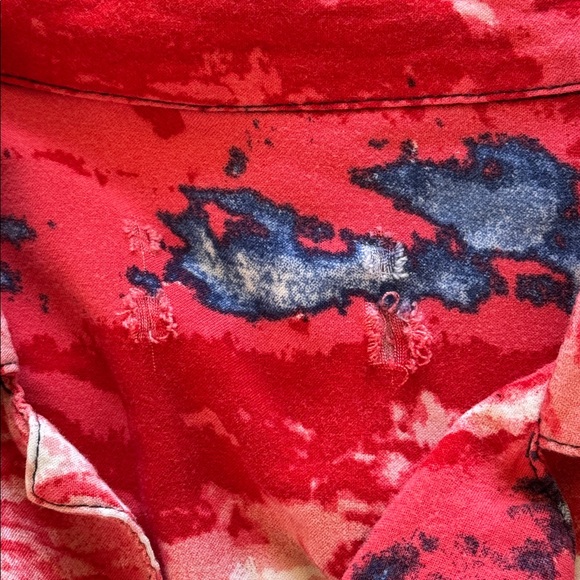 Lot of six Goodfellow 2XL short sleeve button-down shirts, 100% rayon. - Picture 5 of 5